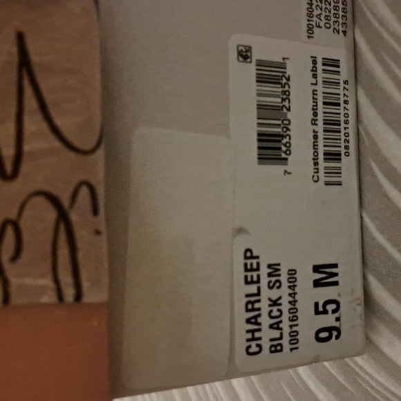 Charlee Lucite Bottom Platform Booties, Size 9.5 - Picture 4 of 6